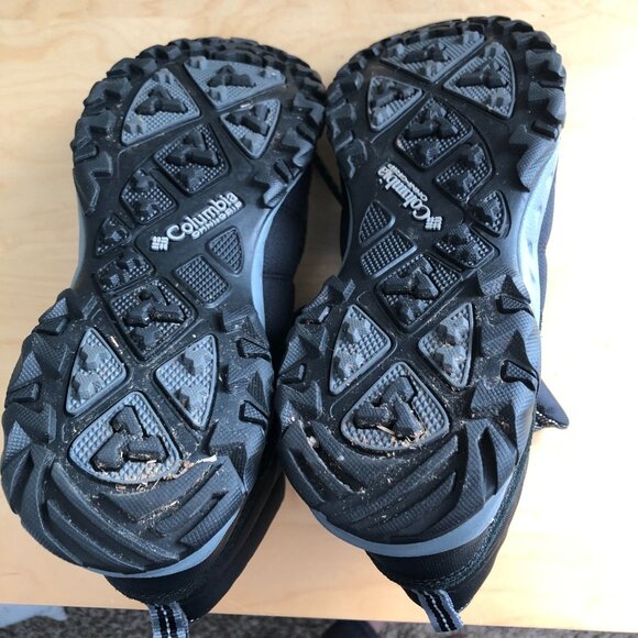 COLUMBIA Harper Forest Omni-Heat Waterproof Hiking Boots Mens 9 Black YM0729 - Picture 11 of 11